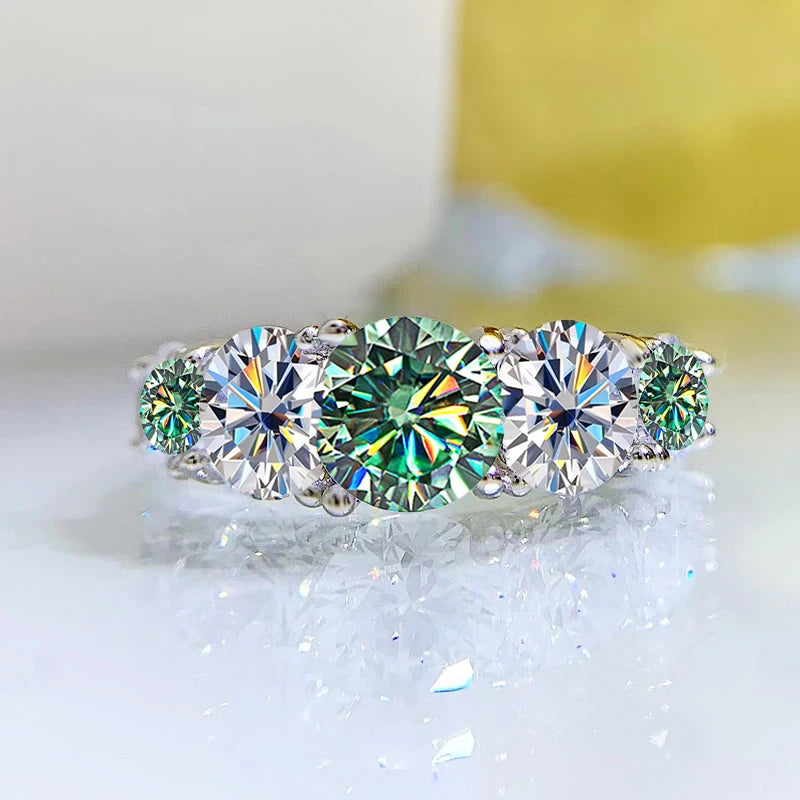 3.6CT All moissanite women Rings