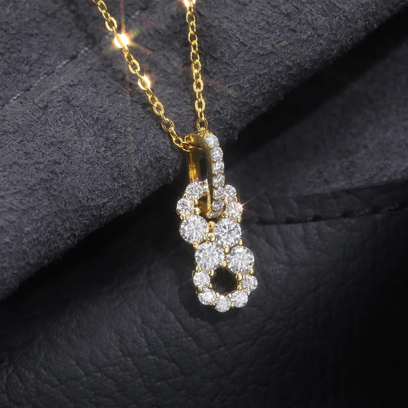 Moissanite Delicate 8 Pendant