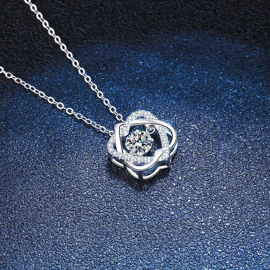 upside down love Pendant with O-chain