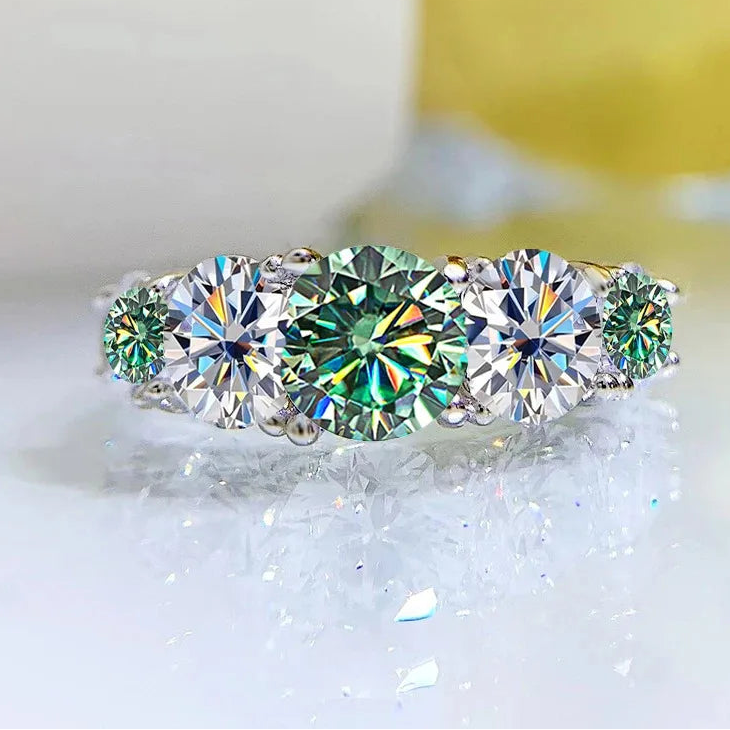 3.6CT All moissanite women Rings