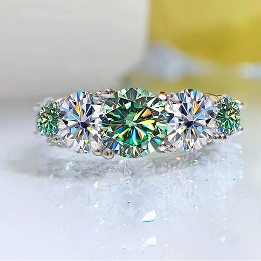 3.6CT All moissanite women Rings