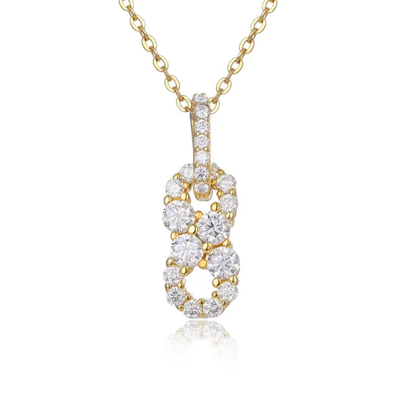 Moissanite Delicate 8 Pendant