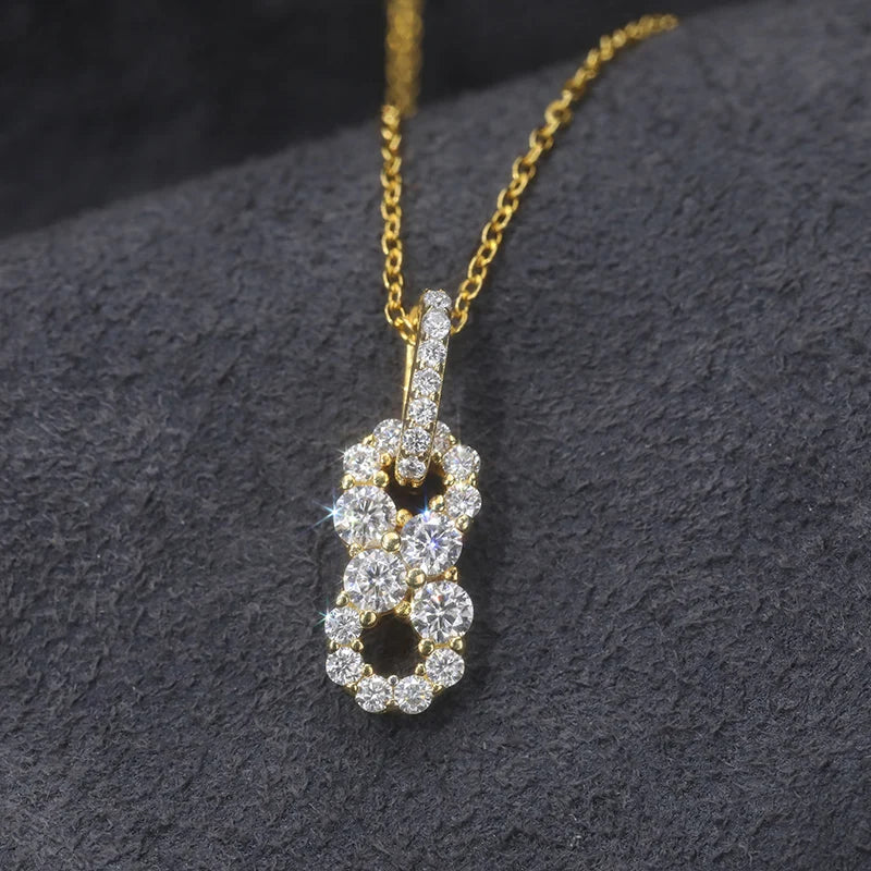 Moissanite Delicate 8 Pendant