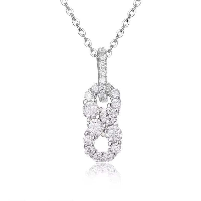 Moissanite Delicate 8 Pendant