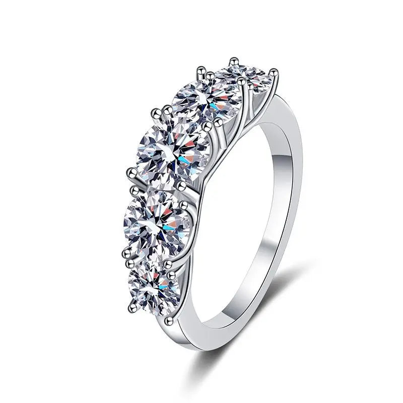 3.6CT All moissanite women Rings
