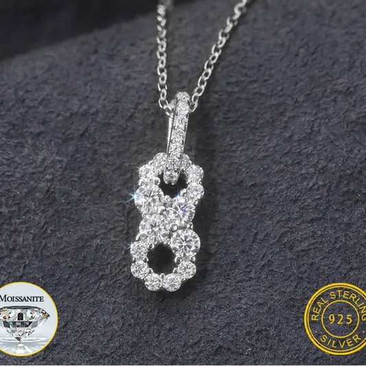 Moissanite Delicate 8 Pendant
